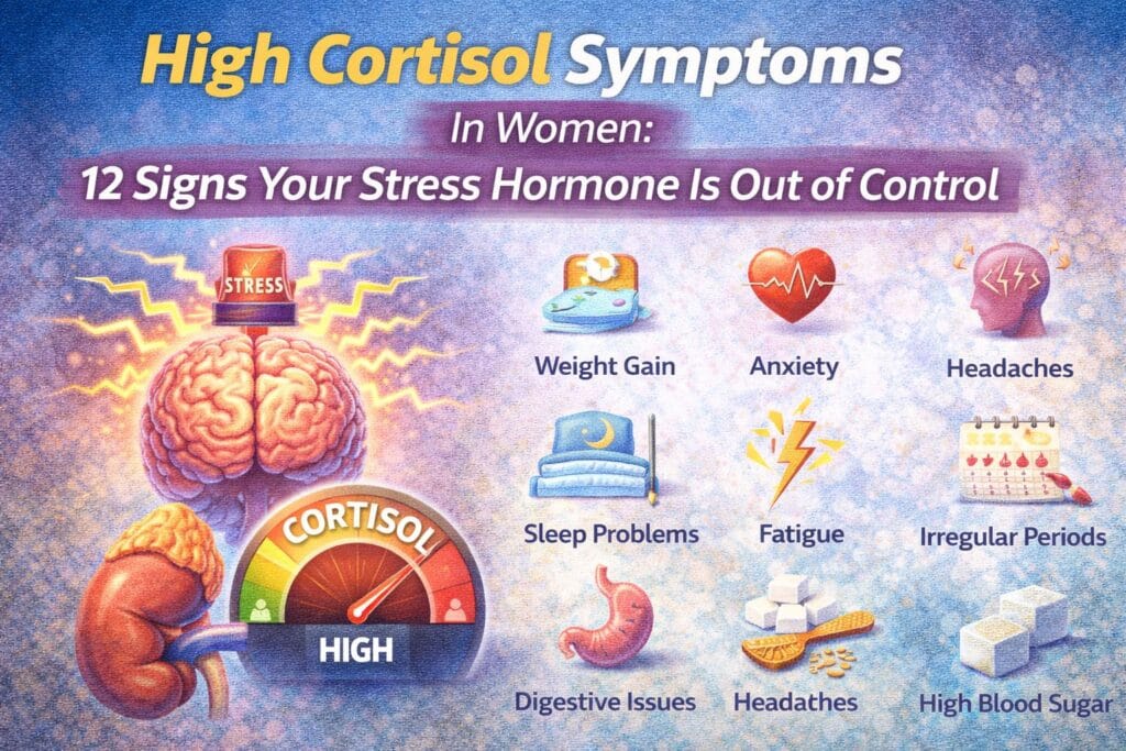 12 High Cortisol Symptoms in Women Signs Your Cortisol Is Too High