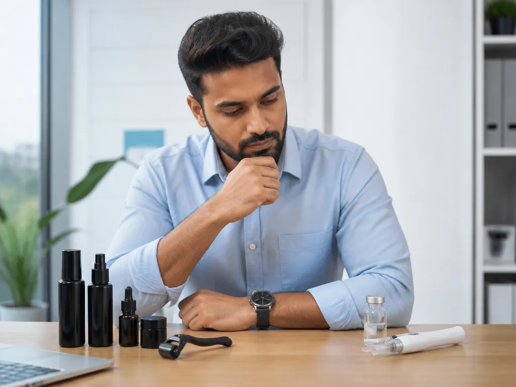 2. Side-by-side Comparison Table - Man Matters Stage 3 Hair Kit vs Exosome Treatment